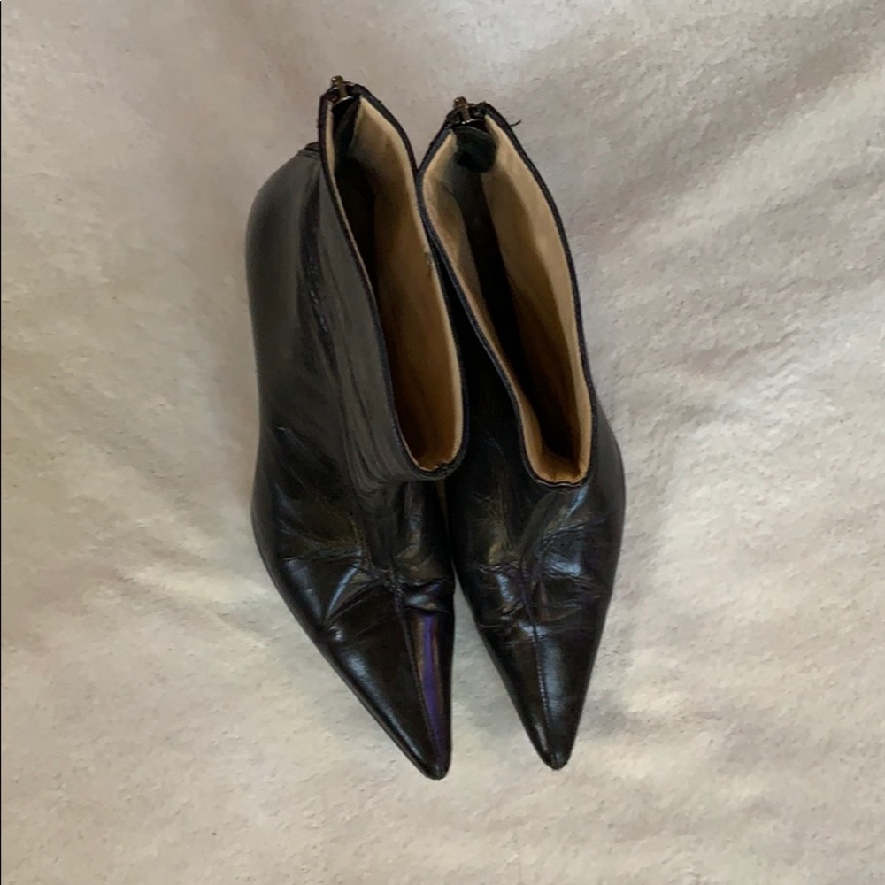 Jimmy Choo ankle black leather heel boot - Picture 1 of 6